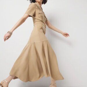 nwt WHITE HOUSE BLACK MARKET short sleeve utility dress 2 6